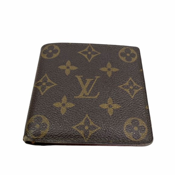 Authentic Louis Vuitton Wallet Porte Monaie Brown Monogram LV Vintage - Picture 9 of 10